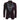 Rosa - Blazer de jantar masculino em veludo macio preto e bordô com 1 botão.