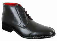 Rossellini Aldo Botas Chelsea de Cano Curto com Cadarço para Homens em Couro Castanho Claro e Preto - Estilo Casual Elegante