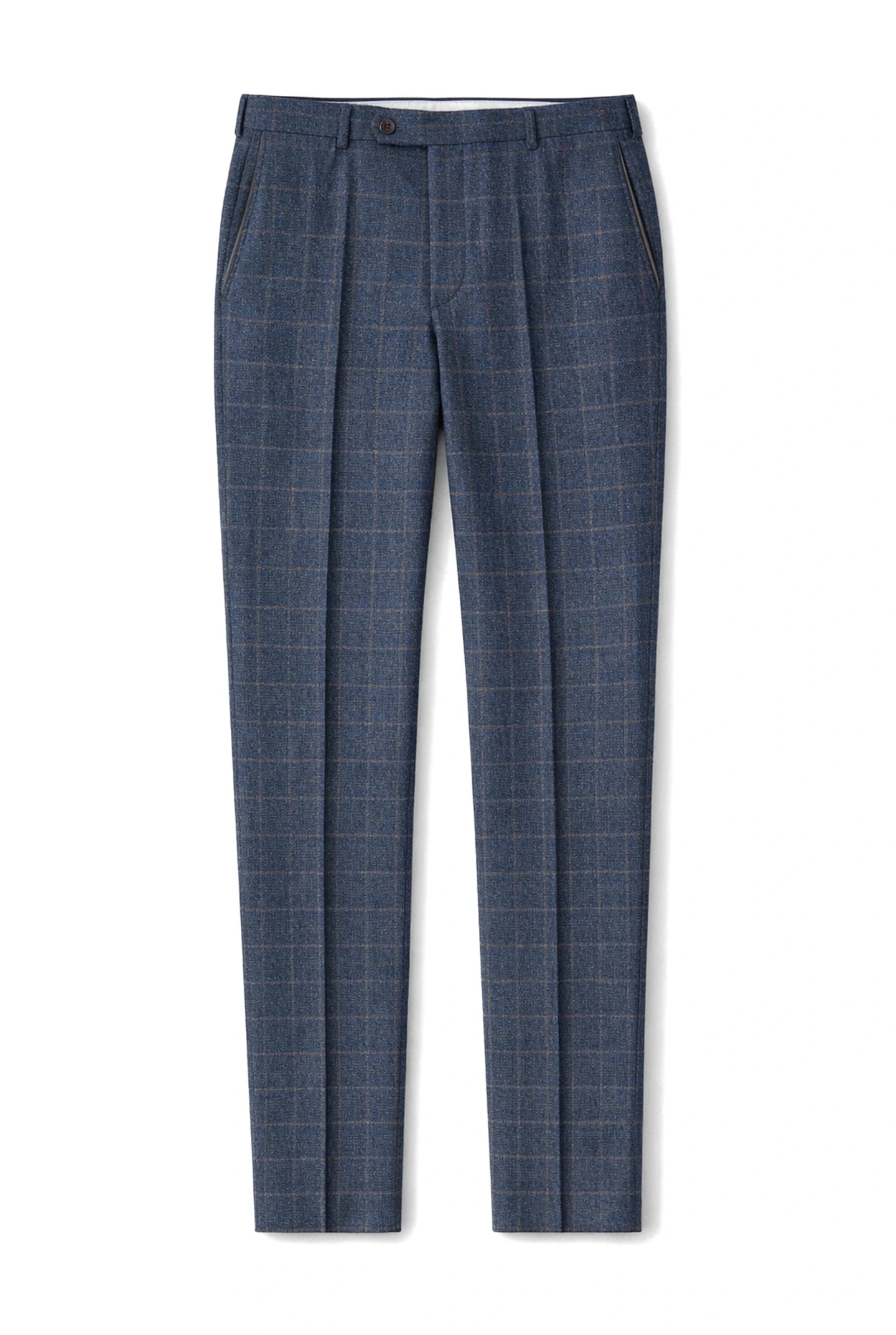 Scott - Calças Xadrez de Tweed Azul Masculinas (1 avaliação)