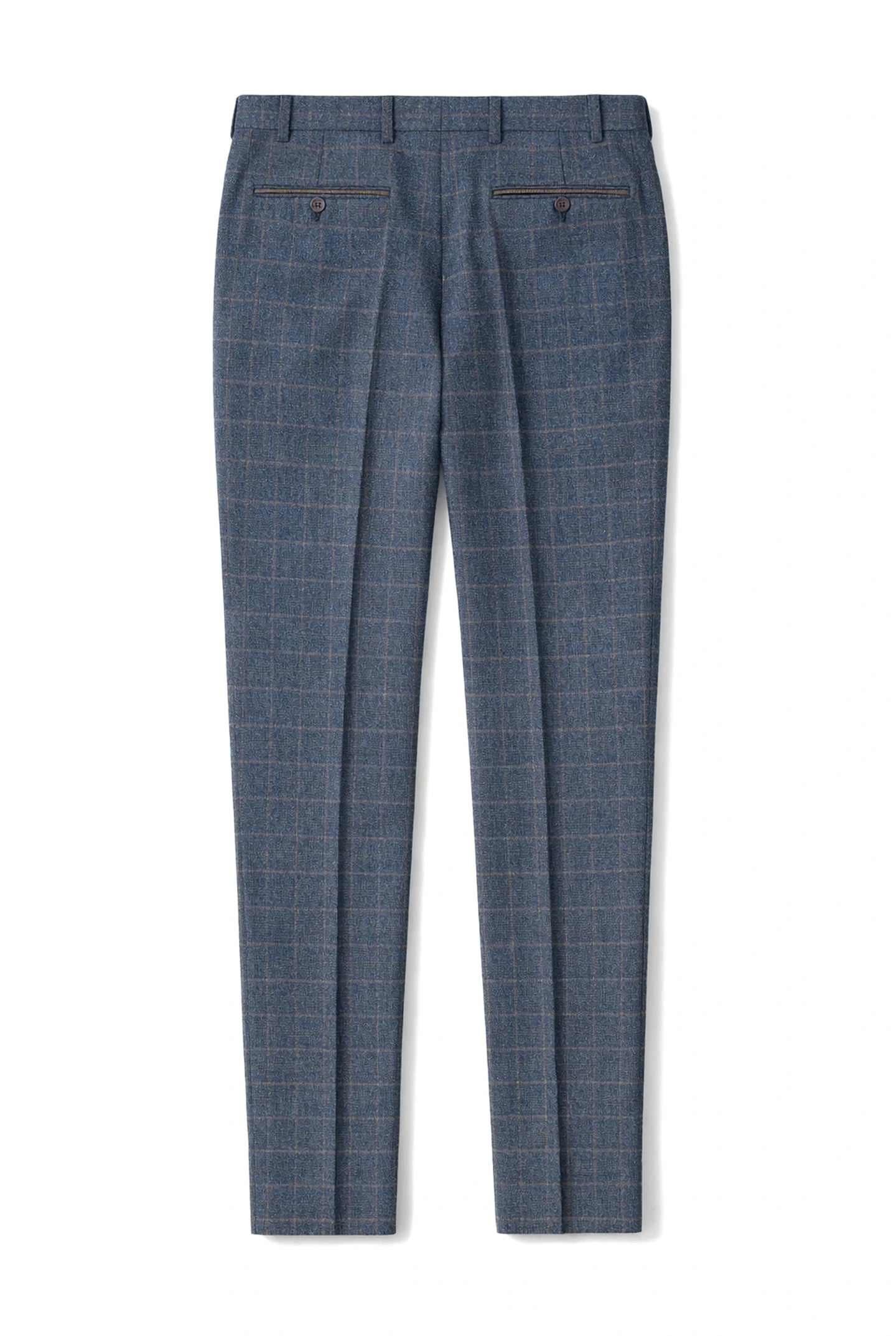 Scott - Calças Xadrez de Tweed Azul Masculinas (1 avaliação)