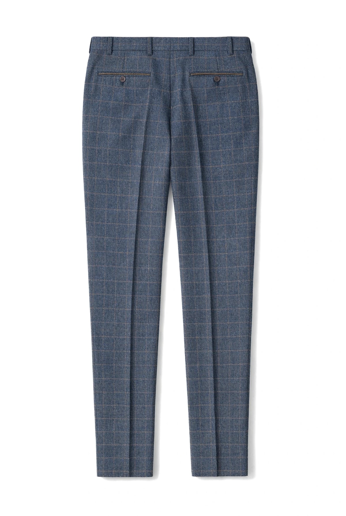 Scott - Calças Xadrez de Tweed Azul Masculinas (1 avaliação)
