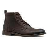 Sebastian - Botas Desert Masculinas de Couro Marrom com Cadarço