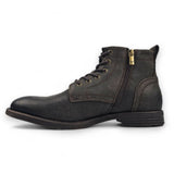 Sebastian - Botas Desert Masculinas de Couro Marrom com Cadarço
