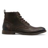 Sebastian - Botas Desert Masculinas de Couro Marrom com Cadarço