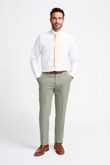 Miami - Calças de verão masculinas verde-sálvia