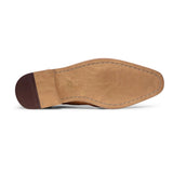 Sapatos Brogue Masculinos com Cadarço, Estilo Clássico, em Tons de Bege e Marrom, Estilo Vintage, Formal e Elegante.