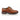 Stokes - Sapatos Oxford de couro marrom-claro com amarração e bico brogue