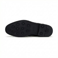 Stokes - Sapatos Oxford de couro marrom-claro com amarração e bico brogue
