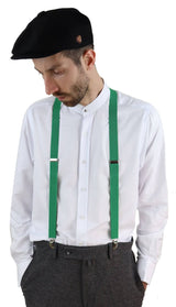 Suspensórios clássicos para calças masculinas