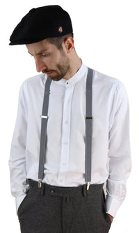 Suspensórios clássicos para calças masculinas