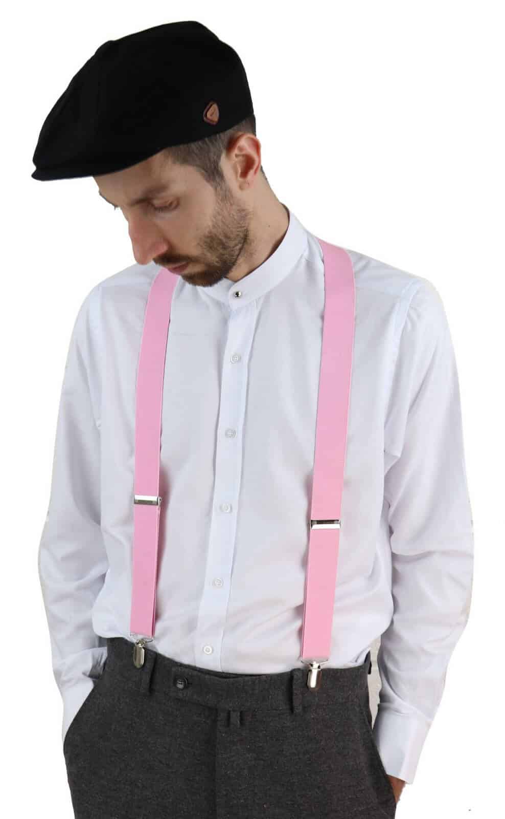 Suspensórios clássicos para calças masculinas