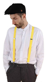 Suspensórios clássicos para calças masculinas