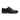 Tanner - Sapatos Derby de couro preto com bico liso e amarração