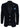 Blazer masculino de veludo com 2 botões, corte elegante e casual, ideal para jantares formais e ocasiões formais - Preto