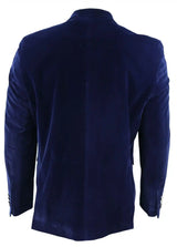 Blazer masculino de veludo com 2 botões para jantar, estilo casual elegante, corte sob medida.