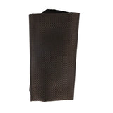 Conjunto de gravata e lenço de bolso masculino formal, cor marrom.