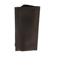 Conjunto de gravata e lenço de bolso masculino formal, cor marrom.