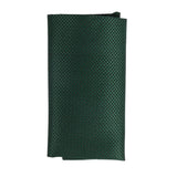 Conjunto de gravata e lenço de bolso masculino formal, cor verde.
