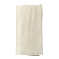 Conjunto de gravata e lenço de bolso masculino formal, cor marfim.