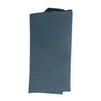 Conjunto de gravata e lenço de bolso masculino formal, cor turquesa.