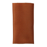 Conjunto de gravata e lenço de bolso masculino formal, cor ferrugem.