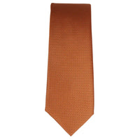 Conjunto de gravata e lenço de bolso masculino formal, cor ferrugem.