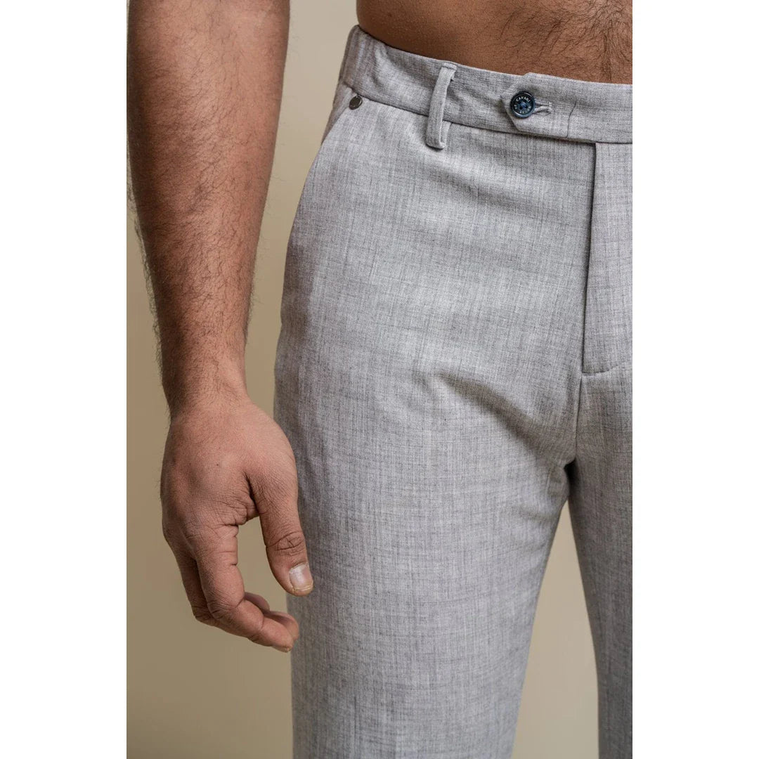 Tóquio - Calças cinzentas masculinas