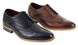 Sapatos Oxford masculinos com estampa moderna
