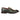 Tristian - Mocassins masculinos em tweed espinha de peixe verde em couro