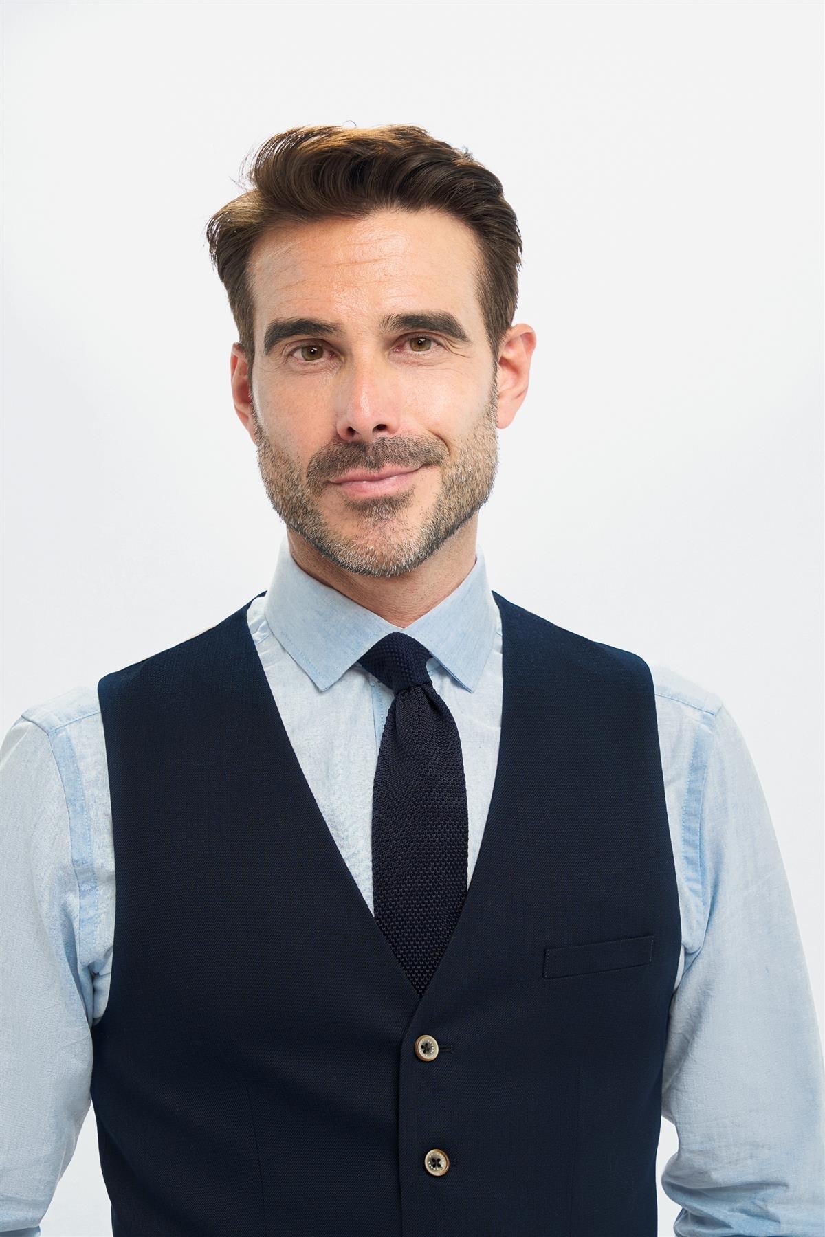 Tropez - Colete masculino azul-marinho