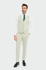 Tropez - Colete masculino verde-sálvia