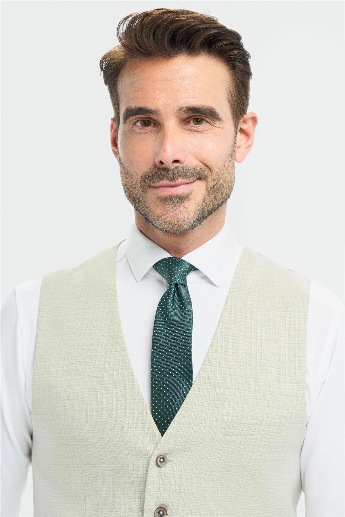 Tropez - Colete masculino verde-sálvia