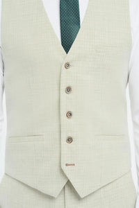 Tropez - Colete masculino verde-sálvia