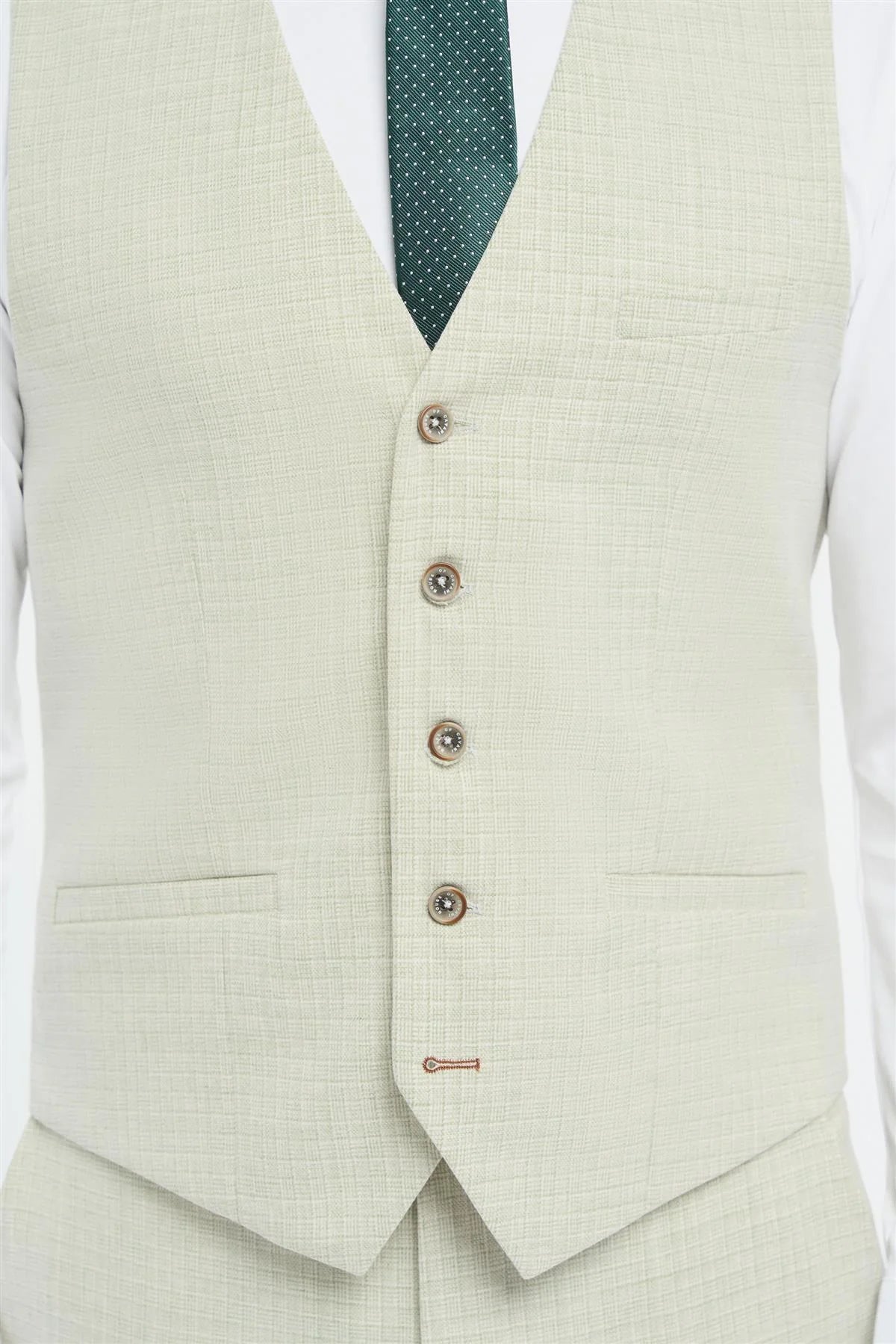 Tropez - Colete masculino verde-sálvia