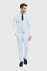 Tropez - Colete masculino azul celeste