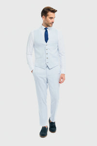 Tropez - Colete masculino azul celeste