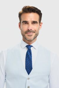 Tropez - Colete masculino azul celeste