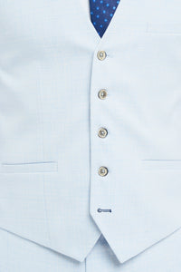 Tropez - Colete masculino azul celeste