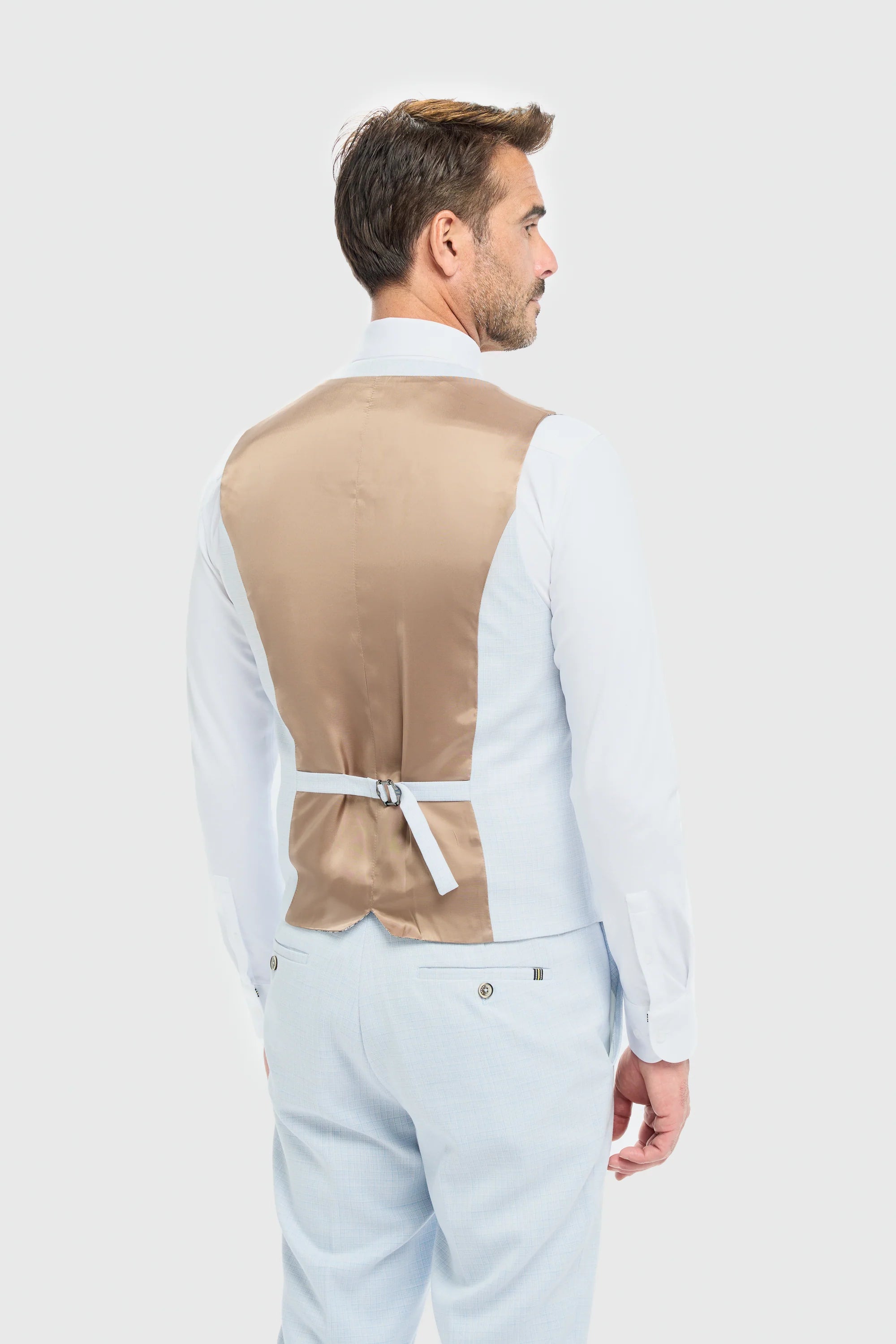Tropez - Colete masculino azul celeste