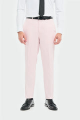 Tropez - Terno masculino rosa de 3 peças com corte sob medida