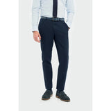Tropez - Calças sociais masculinas azul-marinho