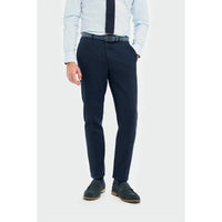 Tropez - Calças sociais masculinas azul-marinho