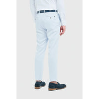 Tropez - Calças sociais masculinas azul-celeste