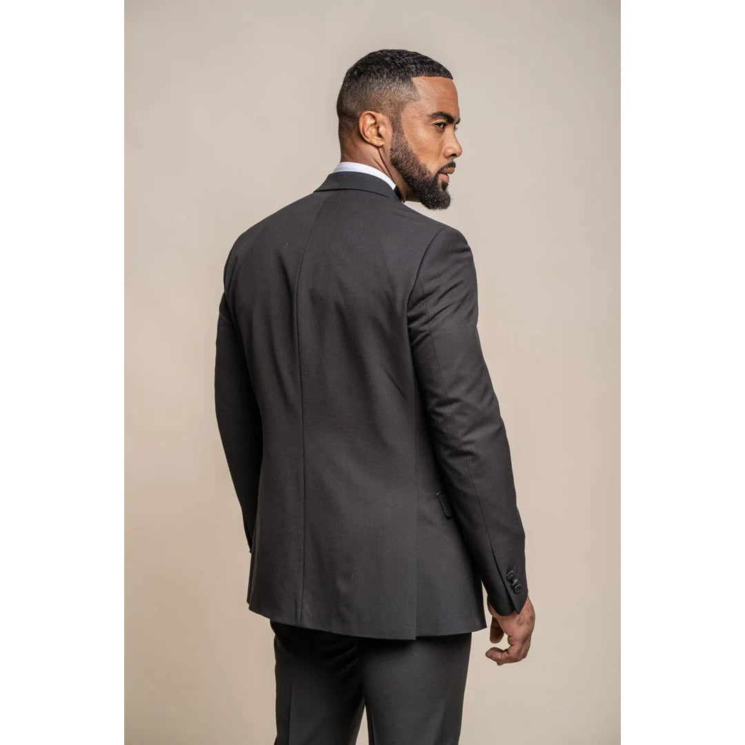 Smoking - Blazer Smoking Clássico Preto Masculino