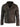 Jaqueta masculina retrô vintage Brando, corte slim fit, com zíper cruzado, estilo motociclista, na cor marrom.
