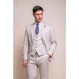 Valência - Blazer Clássico Masculino Creme