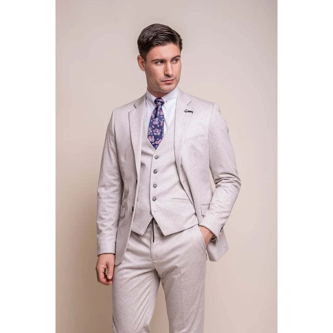 Valência - Blazer Clássico Masculino Creme