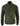 Jaqueta Bomber Masculina Universitária em Couro Camurça Legítimo, Estilo Clássico Retrô Vintage - Verde Oliva