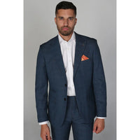 Blazer xadrez azul masculino Viceroy