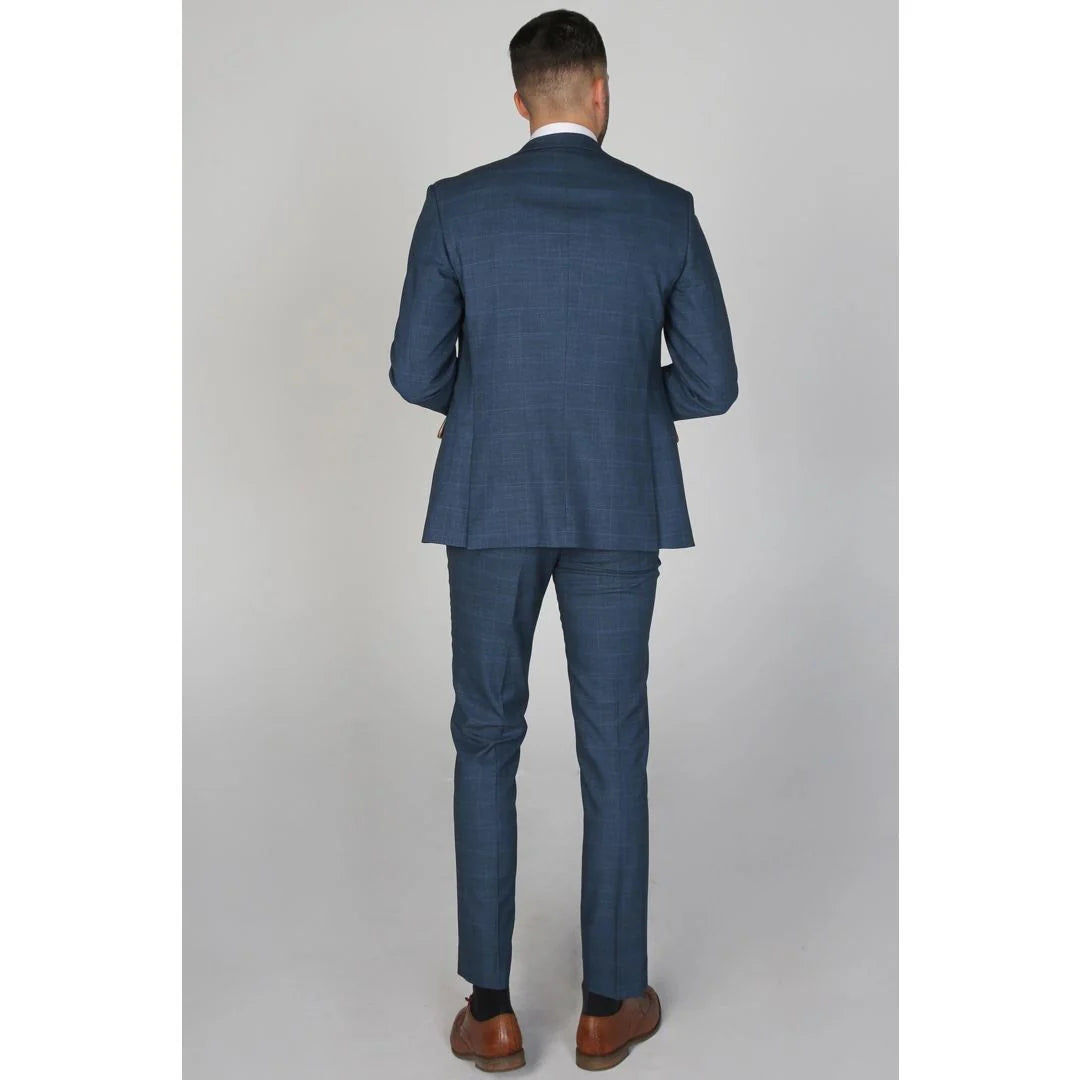 Blazer xadrez azul masculino Viceroy